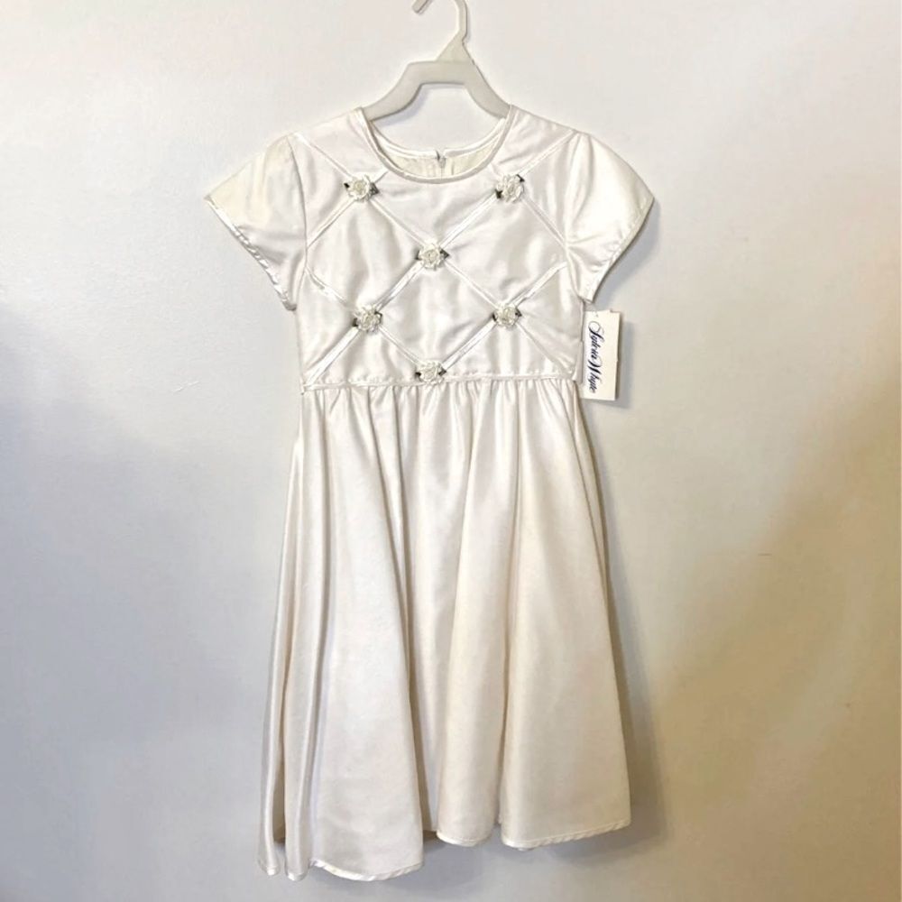 Retro Sylvia Whyte Flower Party Dress